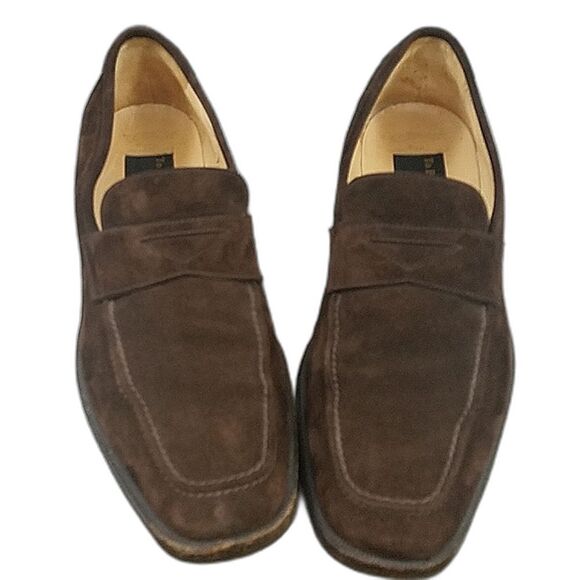 To Boot New York Men\'s Suede Loafers Dark brown sz 9 Casual Slip-On main image 8
